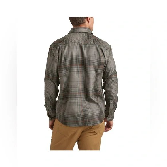 Howler BrothersHarkers Flannel ShirtRoberts Plaid: CharcoalSize Medium